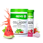 OZiva Vegan Collagen (Watermelon) with Biotin & Vitamin C For Brighter & Youthful Skin 250g