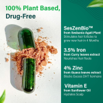 OZiva+ Advanced Hair Growth Serum with 3% Redensyl & 1% Lindera Root Extract 30 ml - Image 2
