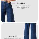 Stylish Bell Bottom Jeans for women - Image 2