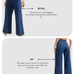 Stylish Bell Bottom Jeans for women - Image 3