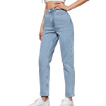 Women’s High Rise Relaxed Fit Jeans - Image 2