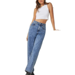 Relaxed Fit Stretch Jeans for Women - Image 3