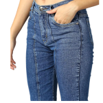Women’s High Rise Relaxed Fit Jeans - Image 3