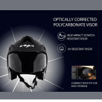 Vega Flip-Up Helmet for Men and Women with Clear Visor (M Size) - Image 4