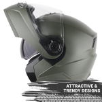 Steelbird SBA-7 7Wings Flip-Up Helmet for Men and Women - Image 4