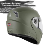 Steelbird SBA-7 7Wings Flip-Up Helmet for Men and Women - Image 2