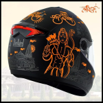 Steelbird Full Face Graphic Helmet for Men and Women with Inner Smoke Sun Shield - Image 2