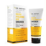 Dr. Sheth's Haldi & Hyaluronic Acid Sunscreen with 1% Hyaluronic Acid | For Men & Women 50 g Spf 50+ Pa+++