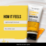 Dr. Sheth's Ceramide & Vitamin C Sunscreen For Skin 30 g - Image 5