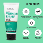 Dr. Sheth's Passion Fruit & Sulphur Mask For  Women & Men - 50g - Image 2