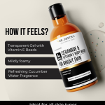 Dr. Sheth's Ceramide & Vitamin C Body Wash for Men & Women | 250 ml - Image 2