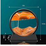 Moving Sand Art Picture Glass Liquid Painting 3D Natural Landscape showpieces for Home Decor - Image 2