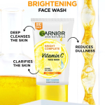 Garnier Skin Naturals Bright Complete Vitamin C Face Wash 150 g - Image 3