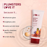 Plum Saffron & Papaya Glow & Brightening Face Wash for All Skin Types | 100ml - Image 2