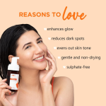 Plum Vitamin C Foaming Face Wash with Mandarin | For Glowing Skin 110ML, Transparent - Image 2