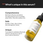 Minimalist 25% AHA + 2% BHA + 5% PHA Peeling Serum Solution for Glowing Skin 10 ml - Image 2