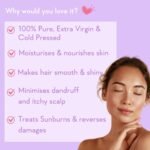 WishCare Pure Cold Pressed Natural Unrefined Jojoba Oil - Moisturizer For Skin 100 ml - Image 2