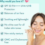 WishCare 5% Niacinamide Oil Balance Fluid Sunscreen SPF 50 PA++++ 50 g - Image 2