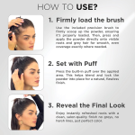 THICK FIBER Root Touch Up Powder Root Cover for Thin & Bald Head 4 g ( Black ) - Image 4