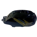 Ensons Petrol Tank for TVS Victor GL Black With Golden Sticker