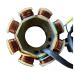 Stator Coil Plate Assembly For Tvs Victor New | Victor Gl | Victor Glx | Victor Glx | Fiero F2 | Fiero Fx | (8 Pole) 6+2 Pin