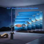 Brighter Bluetooth Projector