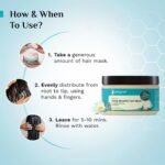 Pilgrim Korean Argan Oil Hair Mask with White Lotus & Camellia For Dry Damaged Hair - 200ml - Image 6