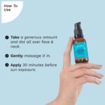 White Lotus Sunscreen Serum SPF 30 PA+++ With Hyaluronic Acid for Dry Oily Skin - 30 ml - Image 4