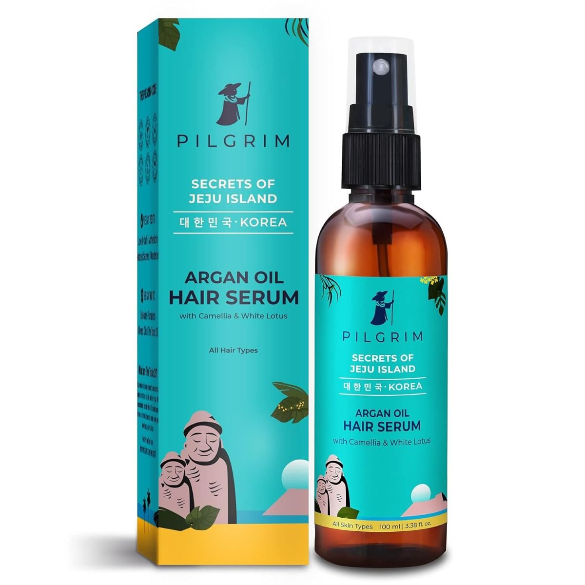 @Miniexpress.lk - 2026-07-02T223745.403 Pilgrim Argan Oil Hair Serum For Dry Frizzy Hair - 100 Ml - Image 1