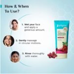 Pilgrim French Red Vine Face Wash with Vitamin C & goodness of Aloe for Anti Ageing & Dark Spots - 100 ml - Image 6