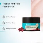 PILGRIM French Red Vine Face Scrub with Mulberry Extract & Aloe for Glowing Skin - 50 g - Image 3