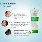 PILGRIM Korean 99% Pure Aloe Vera Gel with Vitamin E & Vitamin B5 for Face & Hair - 200ml - Image 4