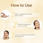 Mamaearth Ubtan Night Cream For Glowing Skin With Turmeric & Saffron For Skin Brightening – 50g - Image 4