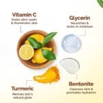 Mamaearth Vitamin C Daily Glow Face Pack with Vitamin C & Turmeric For All Skin Type - 200g - Image 6