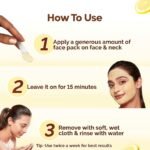 Mamaearth Vitamin C Daily Glow Face Pack with Vitamin C & Turmeric For All Skin Type - 200g - Image 4