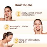 Mamaearth Ubtan Natural Glow Face Wash with Turmeric & Saffron For Tan Removal & Skin brightening - 100ml - Image 4