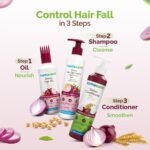 Mamaearth Onion Hair Oil for Hair Growth & Hair Fall Control with Redensyl - 150ml - Image 5