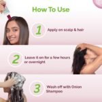 Mamaearth Onion Hair Oil for Hair Growth & Hair Fall Control with Redensyl - 150ml - Image 4