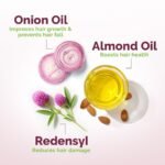Mamaearth Onion Hair Oil for Hair Growth & Hair Fall Control with Redensyl - 150ml - Image 3