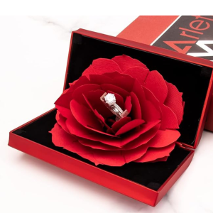 Red Rose Ring Box