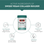 Swisse Vegan Collagen Builder with Biotin & Vitamin C, Supports Natural Collagen Formation & Skin Regeneration (Vegan Certified) - 30 Tablets - Image 3