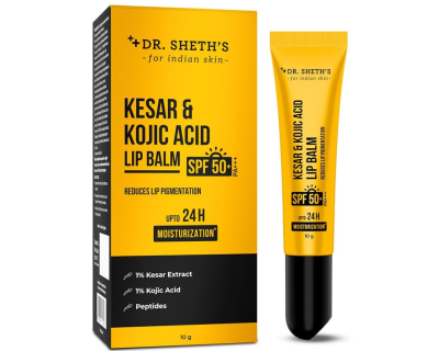 Dr. Sheth's Kesar & Kojic Acid Lip Balm