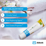 MELAGLOW Rich Depigmentation and Glow Restoration, Skin Brightening and Lightening Cream 20Gm - Image 2