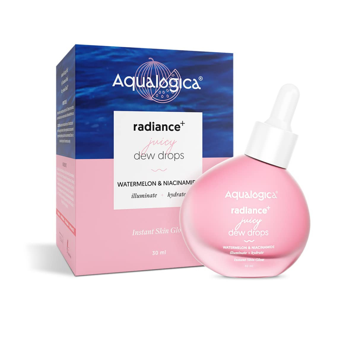 @Miniexpress.lk - 2025-10-24T093010.848 Aqualogica Radiance+ Juicy Dew Drops Illuminating Face Serum for Men and Women - Image 1