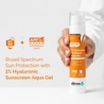 The Derma Co 1% Hyaluronic Sunscreen Aqua Gel SPF 50 PA++++ For Men & Women | 50 g - Image 5