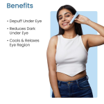 Earth Rhythm Under Eye Gel with Cooling Massage Roller for Dark Circles - 15 g - Image 3