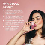 Earth Rhythm Tender Tint for Lip & Cheek with Pure Plant Pigments 10 H Stay - Rosé - Image 2