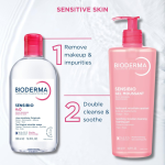 Bioderma Sensibio Gentle Soothing Micellar Cleansing Foaming Gel For Sensitive Skin(100ml) - Image 2