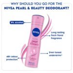 Nivea Female Pearl & Beauty Radiance Citrus Scent Liquid Deodorant - 150 Ml - Image 3