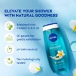 NIVEA Frangipani & Oil Body Wash - 250ml - Image 4